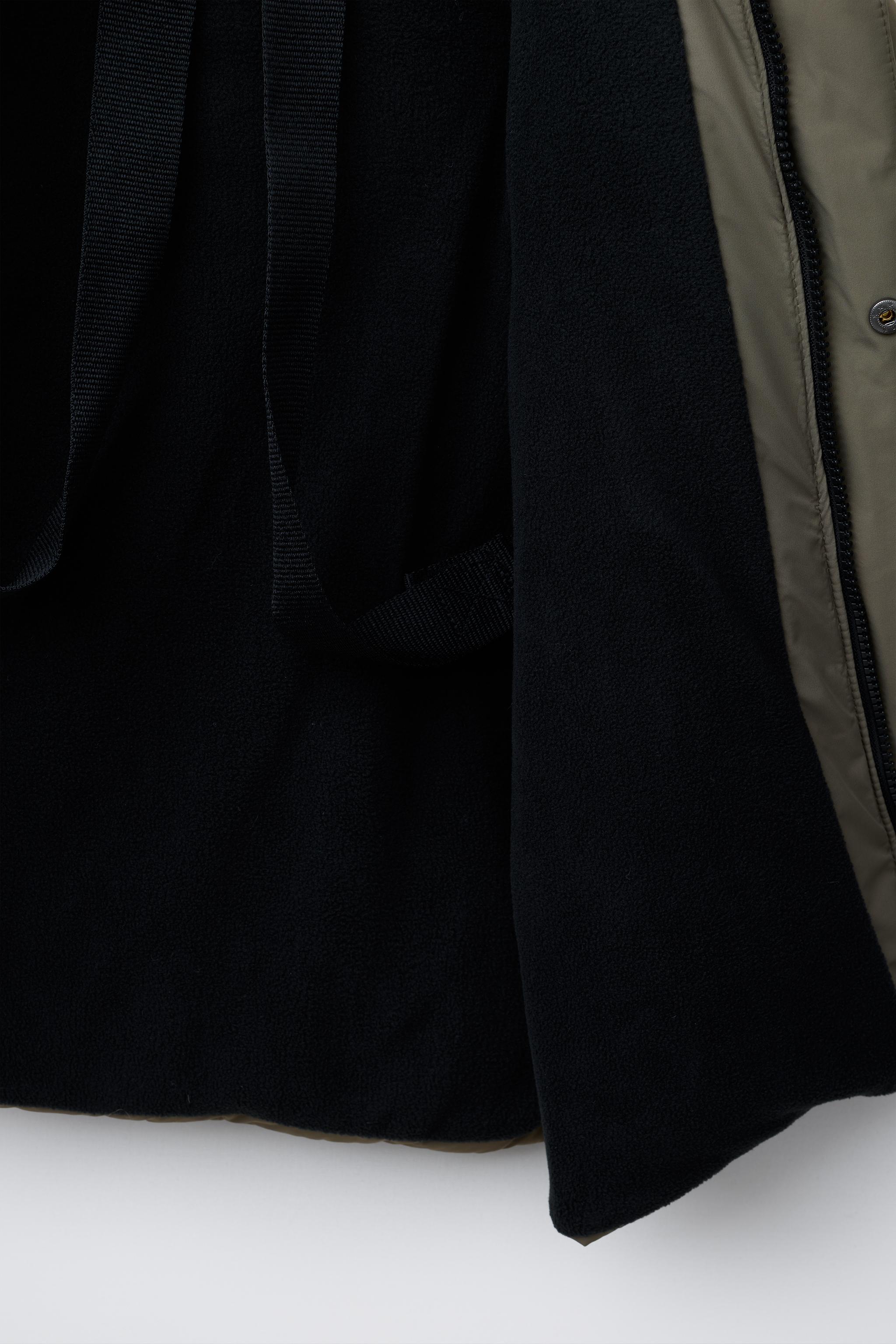 LONG WATER REPELLENT AND WIND RESISTANT DOWN COAT